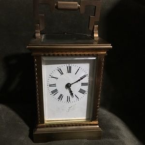 French Hands brass clock